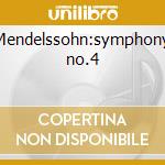 Mendelssohn:symphony no.4 cd