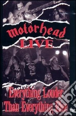 (Music Dvd) Motorhead - Live - Everything Louder Than Everything Else cd