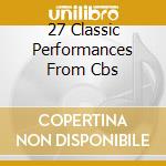27 Classic Performances From Cbs cd musicale di JAZZ MASTERS THE