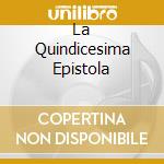 La Quindicesima Epistola cd
