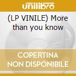 (LP VINILE) More than you know cd