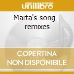 Marta's song - remixes cd
