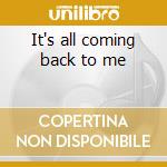 It's all coming back to me cd musicale di Celine Dion