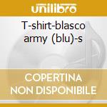 T-shirt-blasco army (blu)-s cd musicale di Vasco Rossi