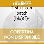 T-shirt-kom patch (blu)(f)-l cd
