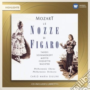 Wolfgang Amadeus Mozart - Le Nozze Di Figaro cd musicale di Giulini carlo maria