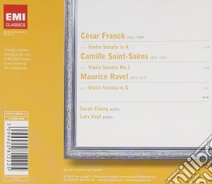Saint-Saens, Franck & Ravel: Violin Sonatas cd musicale di Sarah Chang