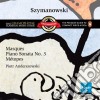 Karol Szymanowski - Piano Sonata No 3, Masques cd