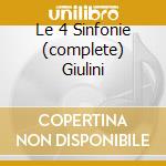 Le 4 Sinfonie (complete) Giulini cd musicale di BRAHMS