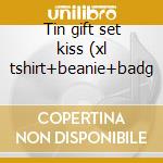 Tin gift set kiss (xl tshirt+beanie+badg cd