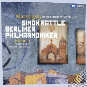 Modest Mussorgsky - Pictures At An Exhibition cd musicale di Sir simon rattle/ber