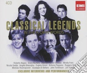 Classical Legends In Their Own Words (4 Cd) cd musicale di Artisti Vari