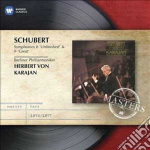 Franz Schubert - Symphony No.8 & 9 cd musicale di Karajan herbert von