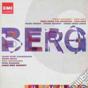 Alban Berg - Violin Concerto, Three Orchestra Pieces, Piano Sonata No.1, String Quartet (2 Cd) cd musicale