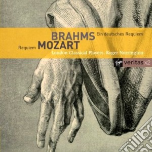 Wolfgang Amadeus Mozart / Johannes Brahms - Requiem (2 Cd) cd musicale di Roger Norrington