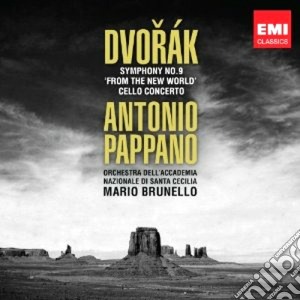 Antonin Dvorak - Symphony No.9 & Cello Concerto (2 Cd) cd musicale di Antonio Pappano