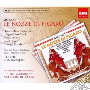 Wolfgang Amadeus Mozart - Le Nozze Di Figaro (3 Cd) cd musicale di KARAJAN HERBERT VON