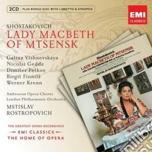 Dmitri Shostakovich - Lady Macbeth Of Mtsensk (2 Cd) cd musicale di Mstisla Rostropovich