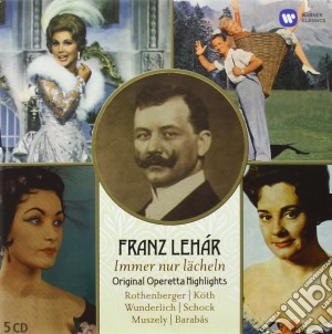 Franz Lehar - Immer Nur Lacheln: Original Operetta Highlights (5 Cd) cd musicale di Wunderlich