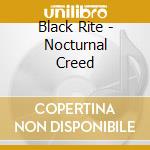 Black Rite - Nocturnal Creed cd
