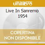 Live In Sanremo 1954 cd