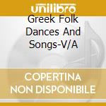 Greek Folk Dances And Songs-V/A cd
