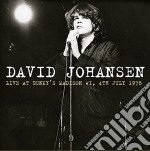David Johansen - Live At Bunky's Madison Wi, 4th July 1978