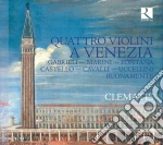 Quattro Violini A Venezia: Gabrieli, Marini, Fontana, Castello.. cd