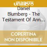 Daniel Blumberg - The Testament Of Ann Lee / O.S.T. cd