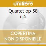 Quartet op 58 n.5 cd
