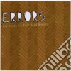 Errors - How Clean Is Your Acid House? cd