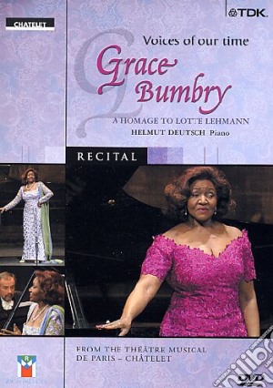 (Music Dvd) Grace Bumbry - Voices Of Our Time. Omaggio A Lotte Lehmann cd musicale