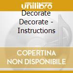 Decorate Decorate - Instructions