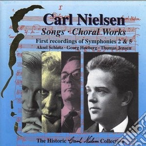 Carl Nielsen - Songs / Choral Works (3 Cd) cd musicale di Nielsen, Carl