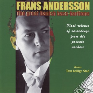 Frans Andersson - Great Danish Bass-Baritone cd musicale di Frans Andersson
