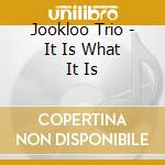 Jookloo Trio - It Is What It Is cd musicale