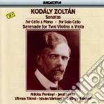 Zoltan Kodaly - Sonata Per Cello E Piano Op 4 (1909 10) cd