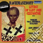 Sergej Rachmaninov - Liturgy Of St.John Chrysostom Op 3 (2 Cd) cd
