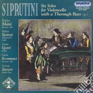 Emanu Siprutini - Solos For Cello cd musicale di Emanu Siprutini
