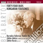 Bela Bartok - Forty Four Duos, Hungarian Folksongs (Sacd) cd