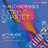 Krommer Frantisek Vi - Quartetto Per Archi N.1 Op 7 In Do cd