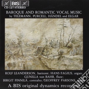 Baroque And Romantic Vocal Music: Telemann, Purcell, Handel, Elgar cd musicale di Artisti Vari
