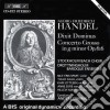 Georg Friedrich Handel - Dixit Dominus And Concerto Grosso cd