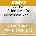 Alfred Schnittke - In Memoriam And Viola Concerto cd