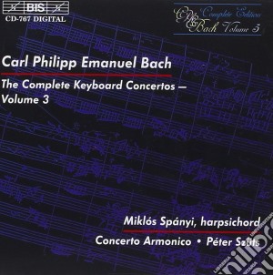 Carl Philipp Emanuel Bach - Complete Keyboard Concertos Volume 3 - Spanyi Miklos, Concerto Armonico cd musicale di Carl Philipp Emanuel Bach