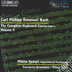 Carl Philipp Emanuel Bach - Complete Keyboard Concertos Volume 4 cd musicale di Spanyi Miklos