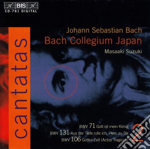 Johann Sebastian Bach - Cantatas Vol. 02 (Sacd) cd musicale di Johann Sebastian Bach