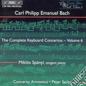 Spanyi Miklos - Concerto Armonico - Szuts Peter - Bach C P E - Complete Keyboard Concertos Volume 6 cd musicale di Spanyi Miklos