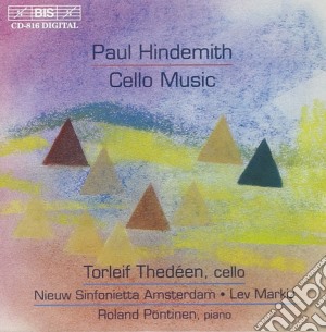 Paul Hindemith - Cello Music cd musicale di Thedeen Torleif
