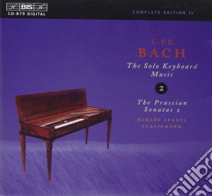 Carl Philipp Emanuel Bach - Solo Keyb Mus Vol 2 - Spanyi Miklos, Concerto Armonico cd musicale di Miklos Spanyi